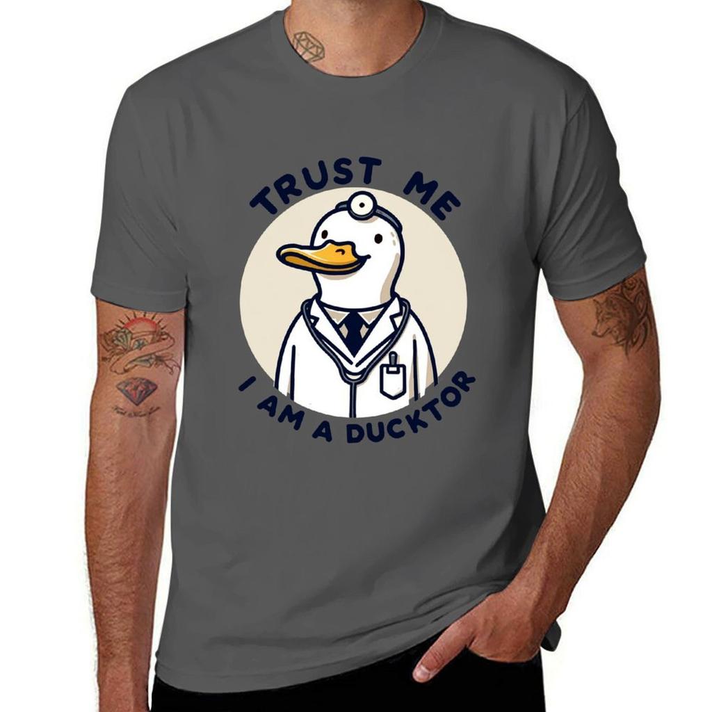 Trust Me I Am A Ducktor Tshirt Vintage Style Printed Top