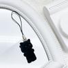 Cartoon Flocking Cat Keychain Cute Flocked Cat Animal Keyring Bag Pendant Backpack Charms Car Decor Diy Accessories Gift