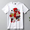 Red Mask Basketball Player TShirt Cartoon Parody Graphic Tee Unisex Adult Kids