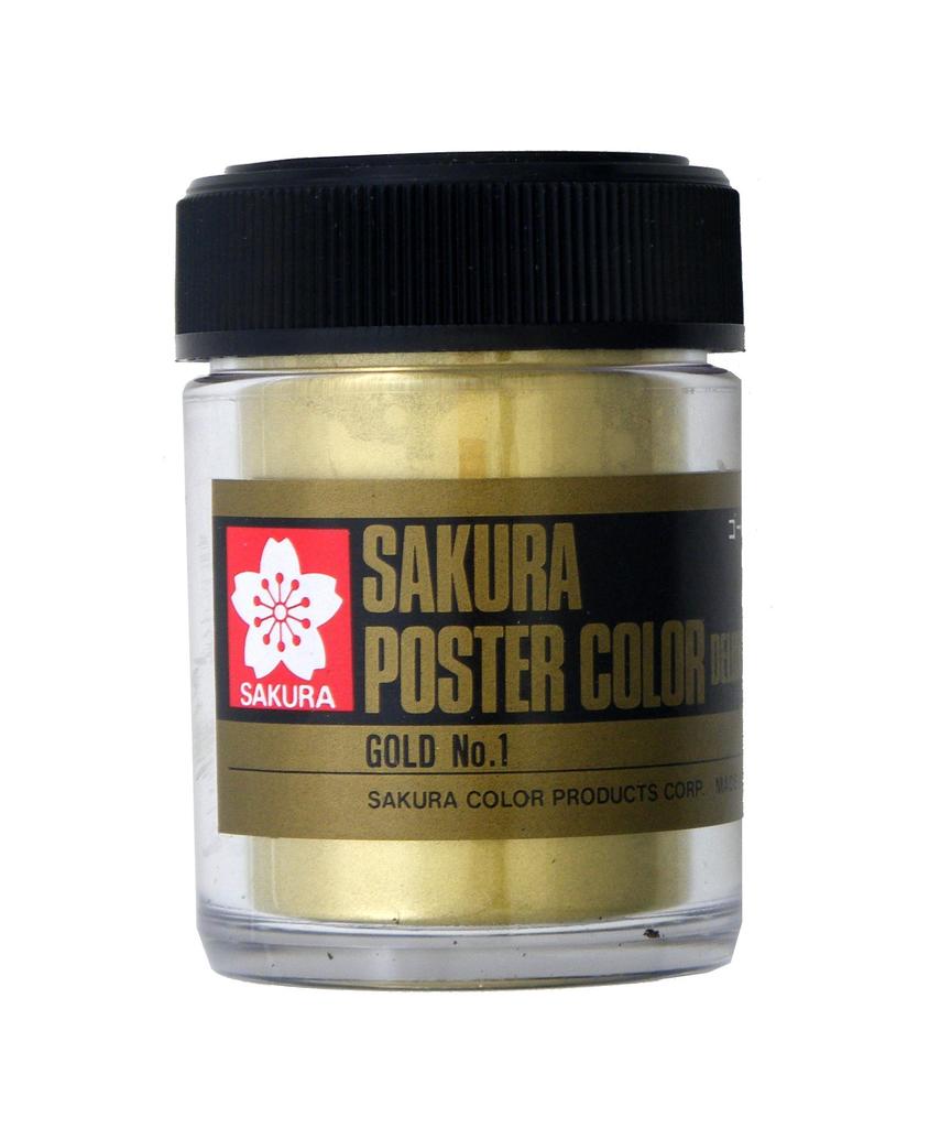 Sakura Crepas Paint Poster Color DX 45ml Gold No1 PWD45ML Tokuiro #252