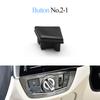 Car Front Dashboard Headlight Switch Rotary Knob Button Head Lamp Cover Panel For BMW 5 Series 6GT M5 G30 G31 G38 G32 F90