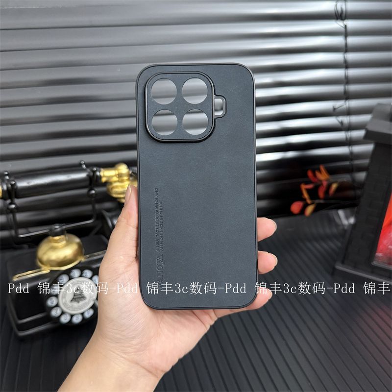 Pour Xiaomi 17T Pro Coque Luxe Cuir d'Agneau Mat Protection Silicone Arrière Anti-Choc Housse Pour Xiaomi 17T Pro