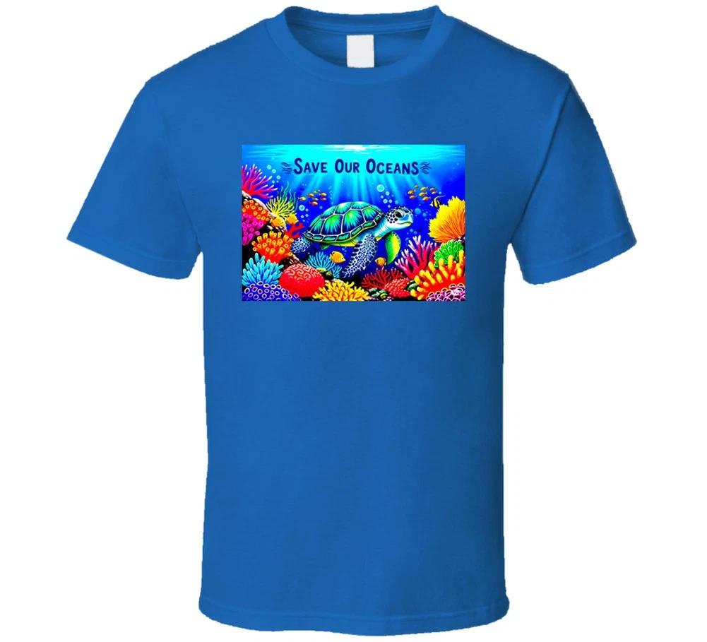 Save Our Oceans Coral Reef Sea Turtle Planet Earth Ecology Environment Seas Gift S
