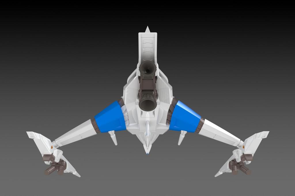 PLUM Darius Silver Hawk SPACE FIGHTER 2P Plastikmodell 140mm PP163 3F-1B FARBE, Maßstab 1:144, vorlackierter Bausatz, ca.. Lang,