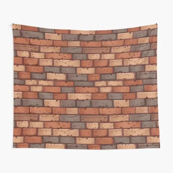 Brick Wall Tapestry Worn Out Brick Wall Design Vintage Architecture Pattern Tapestry Wall Hanging Home Living Room Dorm Decor