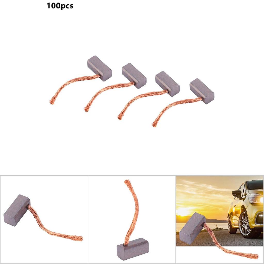 100pcs Car Electronic Fan Motor for /24V J435A Carbon Brush Replacement Parts Low Noise