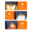 LED Camping Lamp 1200mAh Retro Hanging Tent Lamp 2700K/6500K Emergency Light Lantern IPX4 Waterproof Type C Charging for Outdoor