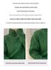 Women's High-Neck Wool Sweater - 100% Pure Wool, Cable Knit, Thick, Fashionable, Elegant Cashmere Base Layer Knitwear