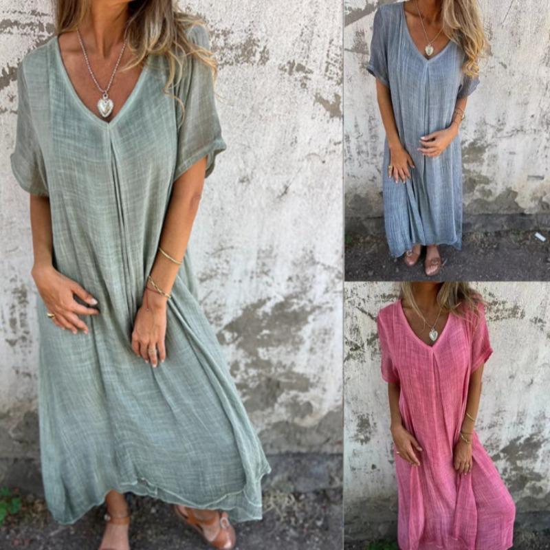 Fashionable V-neck Semi-formal Dress