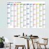 Neujahrswandkalender 2026, Kalenderposter mit Aufklebern, 365-Tage-Poster-Kalenderplaner, Kreativer einfacher Arbeitsplaner