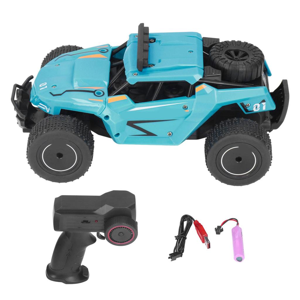 1/20 Off Road Racing Car High Speed USB Charging Crasroof 2.4G RC Crawler with LED Light for Boys Girls
