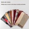 Hengyuanxiang 100% Wool Plaid Scarf