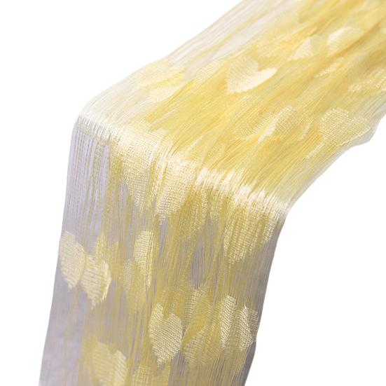 

Удобная занавеска из вуали, тонкая работа, свадебное украшение, легкая красочная занавеска с романтическим рисунком любви, струнная занавеска светло-фиолетовый