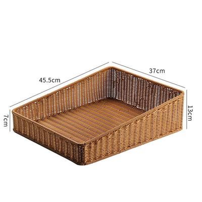 Handwoven Rattan Display Basket