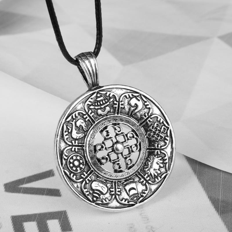 Men's Pendant Necklace, Personalized Hollow Collarbone Chain Accessory