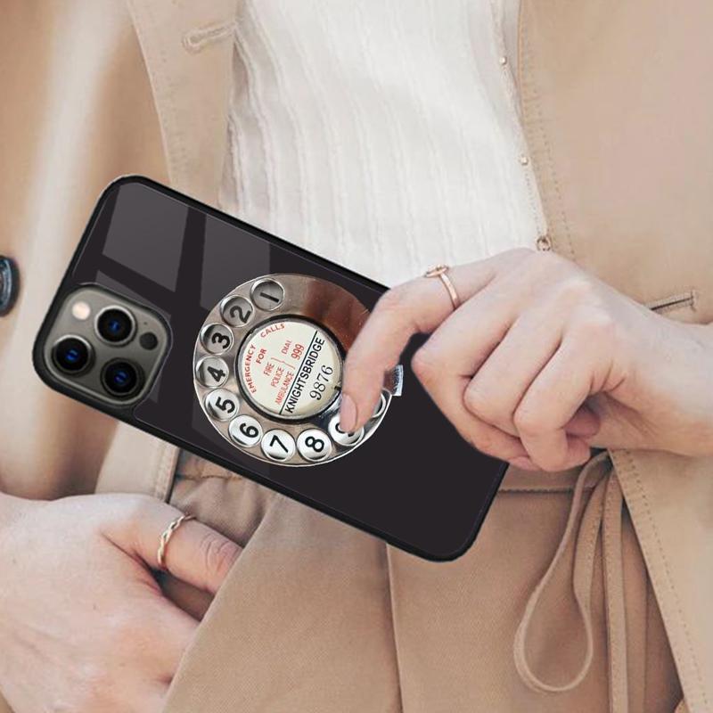 Retro Telephone Rotary Dial Magnetic Phone Case For APPLE iPhone 17 Air 16 14 13 12 Pro Max 15 Plus Wireless MagSafe Cover