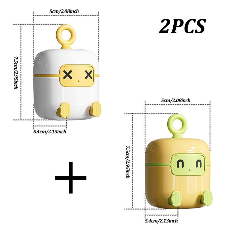 2 in 1 Reusable Lint Roller Washable Strong Adhesive Hair Sticking Ball Portable Travel Lint Sticky Rollers for Clothes Pets