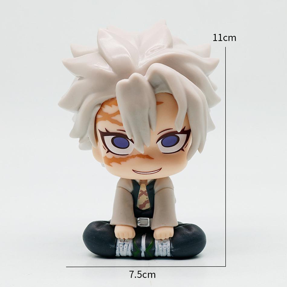2026Anime Demon Slayer Kamado Tanjirou Kamado Nezuko LOOK UP Action-Charakter-Modell Spielzeugserie Puppe Kindergeburtstagsgeschenk Spielzeug
