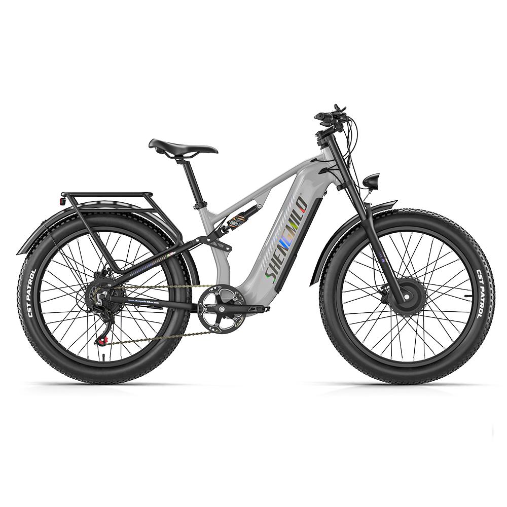 Shengmilo S600 Pro Adult All-Terrain Electric Bicycle 48V25AH Battery 90KM Max Range 2*1000W Dual Motor 45KM/H Top Speed No ABE E-Mountain Bike