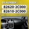 Fit Tiburon Hyundai 2003-2008 LH RH Car Interior Door Handle Black 82610-2C000