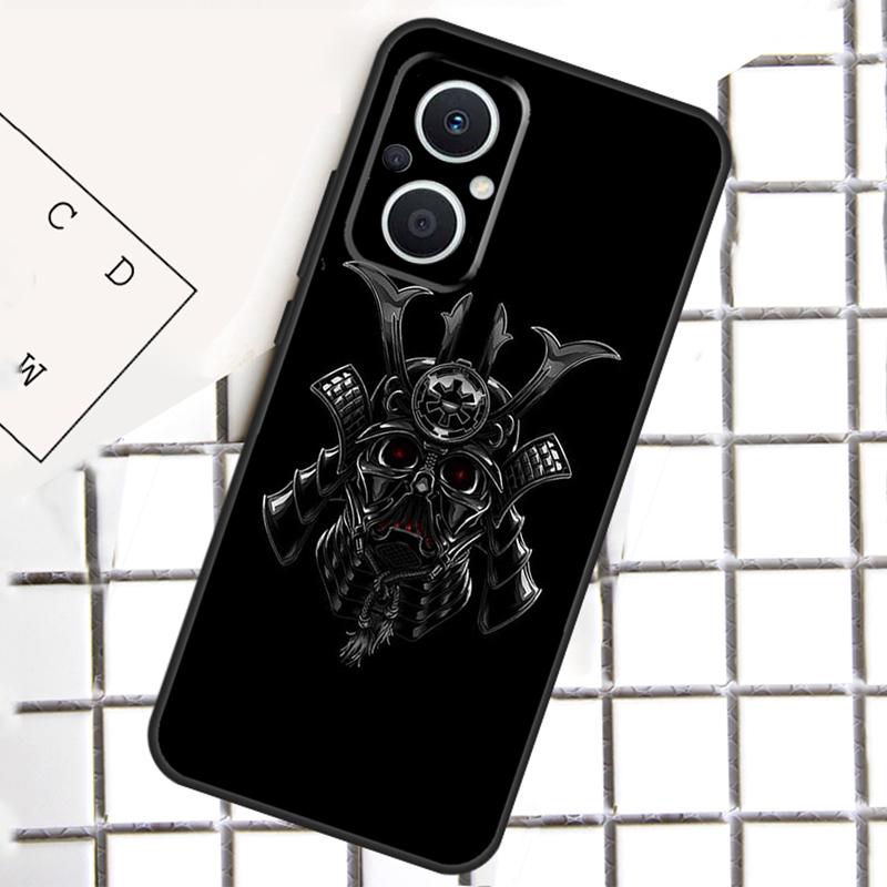 Samurai Oni Mask Phone Case For OPPO Reno 8T 7 8 Lite 14F 14 13 12 11 F 10 Pro OPPO Find X8 X6 X5 X9 Pro Cover