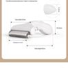 Pet De-Shedding & De-Tangling Self-Cleaning Comb: Fine Needle Hair Remover for Dogs