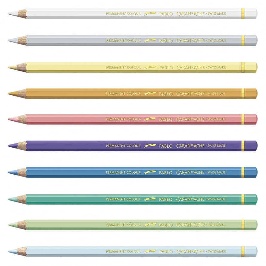 Caran Pablo colored pencils 80 color set d'Ache 0666-380 oil-based