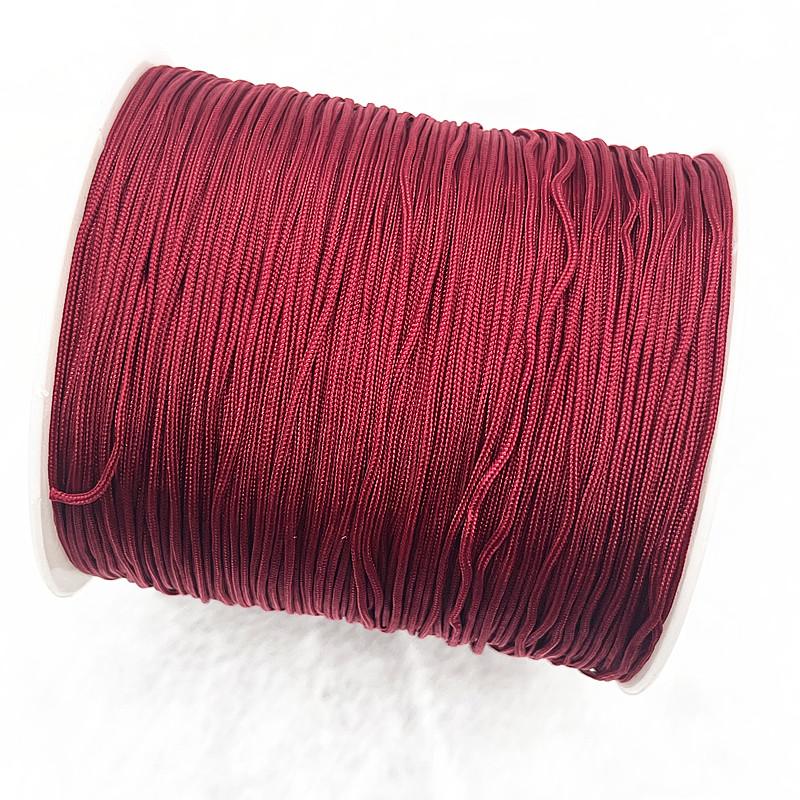 10Meters/lot 1.0mm Nylon Cord Thread Chinese Knot Macrame Cord Bracelet Braided String DIY Tassels Beading String Thread