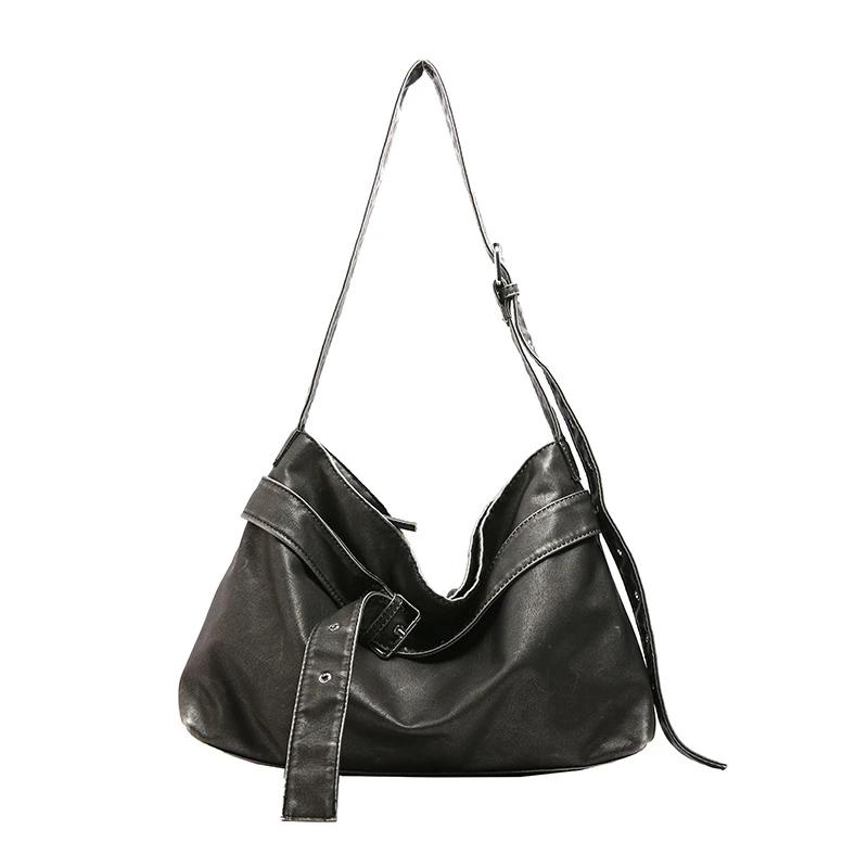 

Женская сумка большого размера из плутония на молнии через плечо сумки через плечо универсальный стиль лаконичная сумка большой емкости модный тренд новый