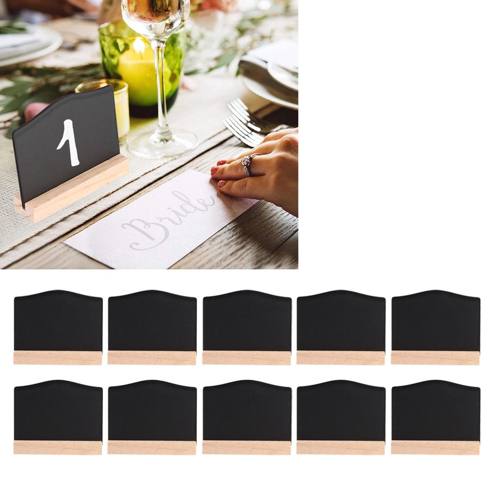 10 Stück/Set Weihnachtliche Dekorative Mini-Display-Tafel Ornament für Heimparty Bar Dekor