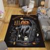 1Pc Halloween Horror Icons Rug, Office Carpet Indoor Outdoor Doormat, Non-Slip, Comfortable, Living, Christmas Halloween,  Xmas Gift G1232