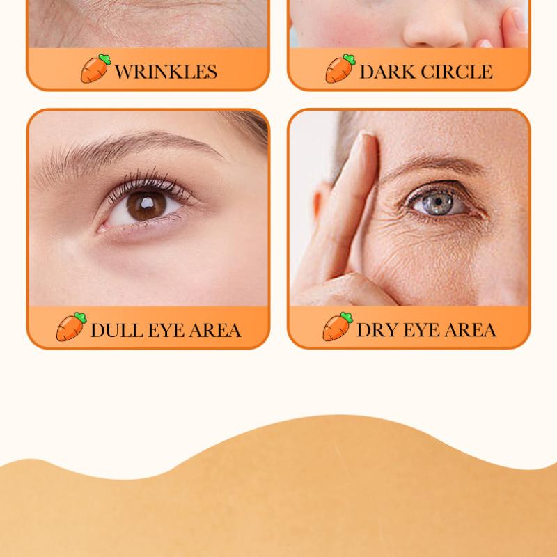 Cremă de ochi cu morcovi 20g SADOER hidratantă pentru a îmbunătăți cearcănele, ridurile sub ochi și pungile de sub ochi