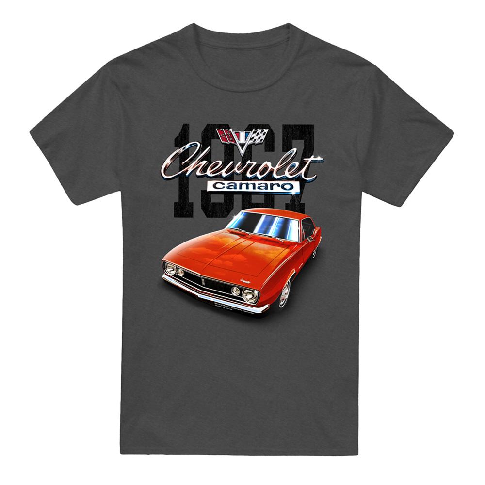 Chevrolet Unisex Adult Classic Camaro Heather T-Shirt