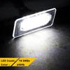 2x LED License Plate Lights Tag Lamp White for 2014 -  Toyota Corolla Sedan