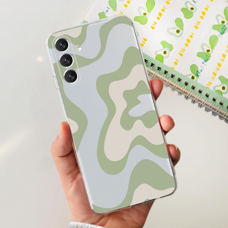 For Samsung A24 4G Case 2023 Popular Flower Astronaut Transparent Cover Soft Phone Case For Samsung A24 A14 5G SM-A146B A 24 Bag