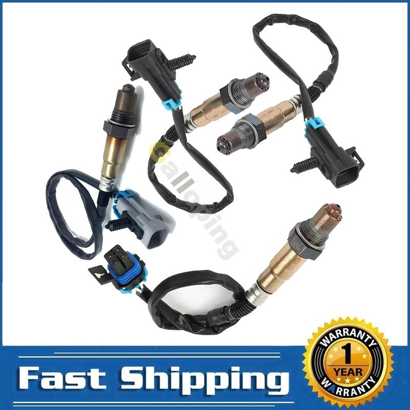 

4x O2 Oxygen Sensor 1 2 Bank 1 2 for 2008 2009 2010 2011 Cadillac CTS Only fit Automatic STS 3.6L Upstream Downstream Front Rear