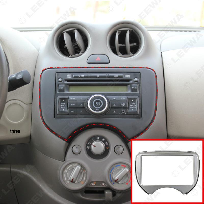 Nissan March/Renault Pulse Doppel-DIN Autoradio Blende