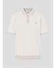 Binpolmen Two-Tone Textured Collar Neck Knit Beige