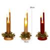 Retro Christmas LED Candles Light Flickering Electric Candle Tealight  Home New Year Decor