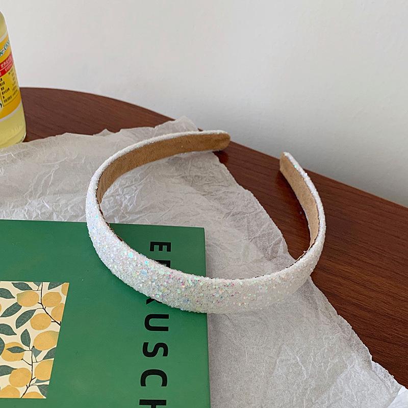 Protiskluzová čelenka s flitry Módní univerzální vlasové doplňky Gumičky do vlasů Dětské denní vlasové doplňky