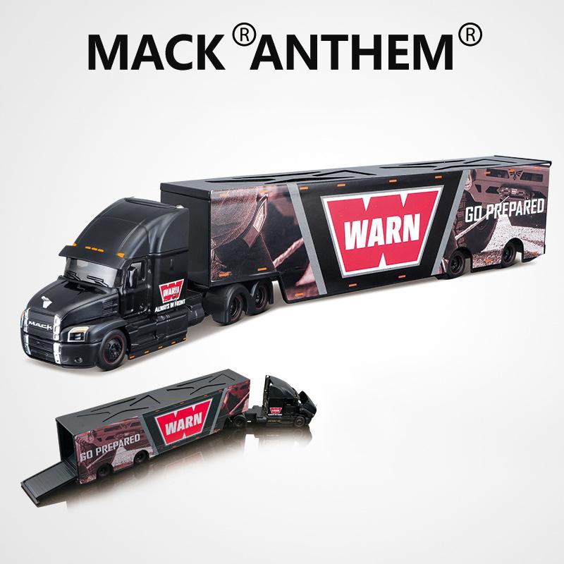 1:64 International Lonestar MACK ANTHEM Legierung Auto Modell Container LKW Ingenieurwesen Transportfahrzeug Kinderspielzeugauto Geschenk