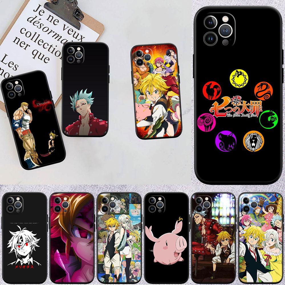 LO85 S-Seven D-Deadly Sin Soft Shell Phone Case for Redmi Note 8 9 Pro Max 9S 9T 9C NFC 8T 8A 10A A4
