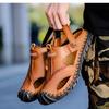Herren Sommer Sandalen Bequem Atmungsaktiv Hohl Outdoor Strand Wandern Freizeit Sandalen