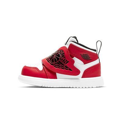 Air Sky Jordan 1 TD Chicago Buty dla niemowląt Czerwony Biały Uniwersytecki-Czerwony BQ7196-106