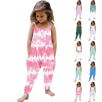 Toddler Kids Baby Girls Sleeveless Summer Romper Jumpsuit Playsuit Clothes