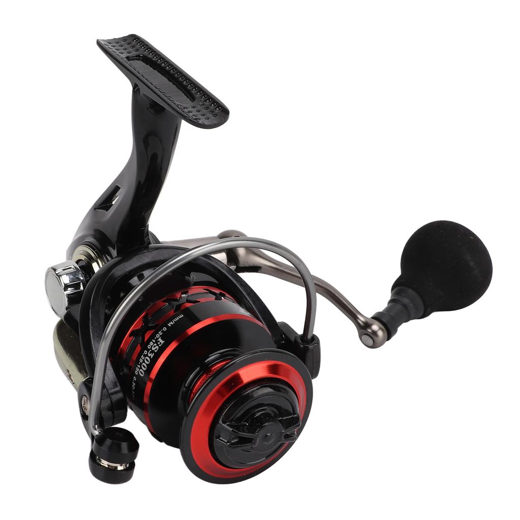 Metall Spinnrolle CNC mit EVA Griff Metall Kurbelarm Weitwurf Angelschnurrad FS3000