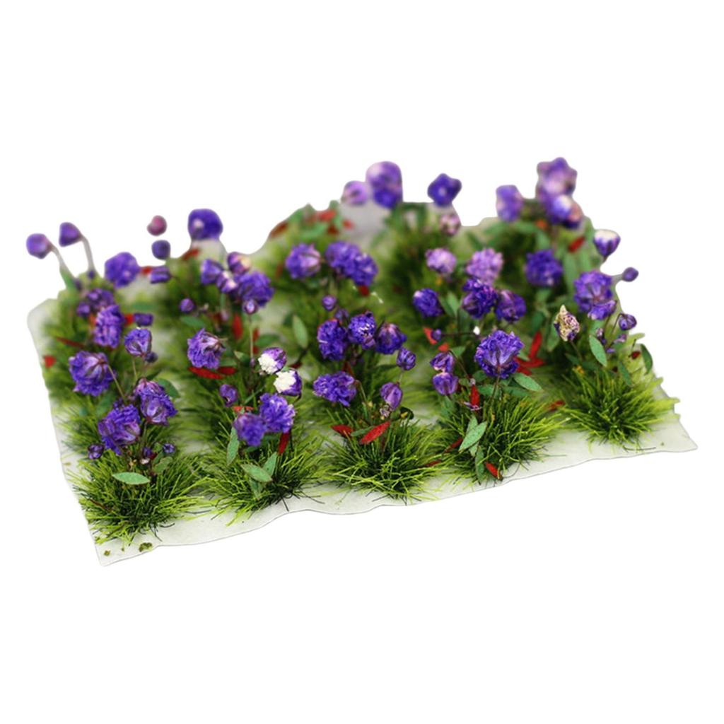 DIY Flower Cluster Model Railroad Architecture Grass Layout Beautiful and Vibrant