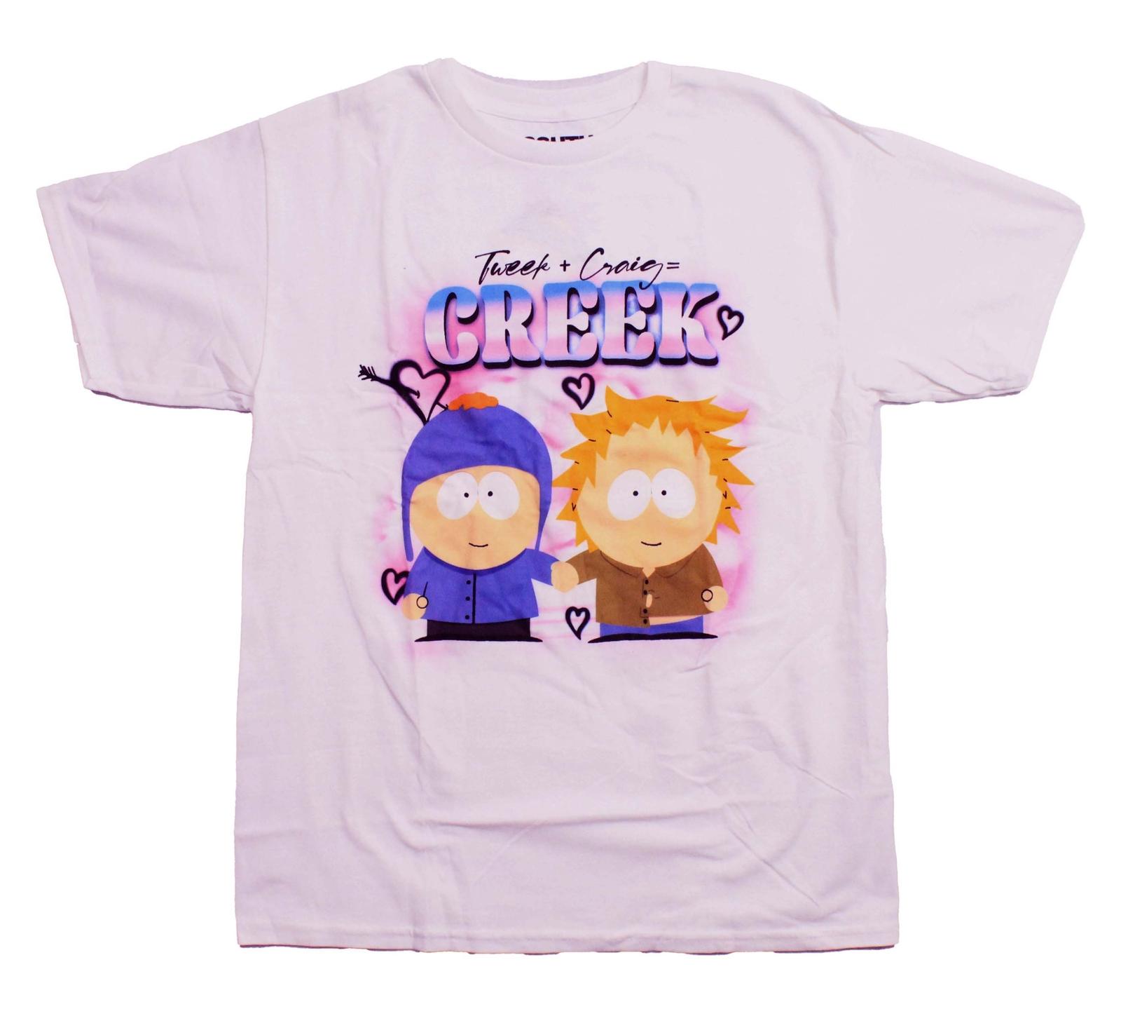 South Park New Adult T-Shirt - Tweek + Craig= Creek Happy Image S