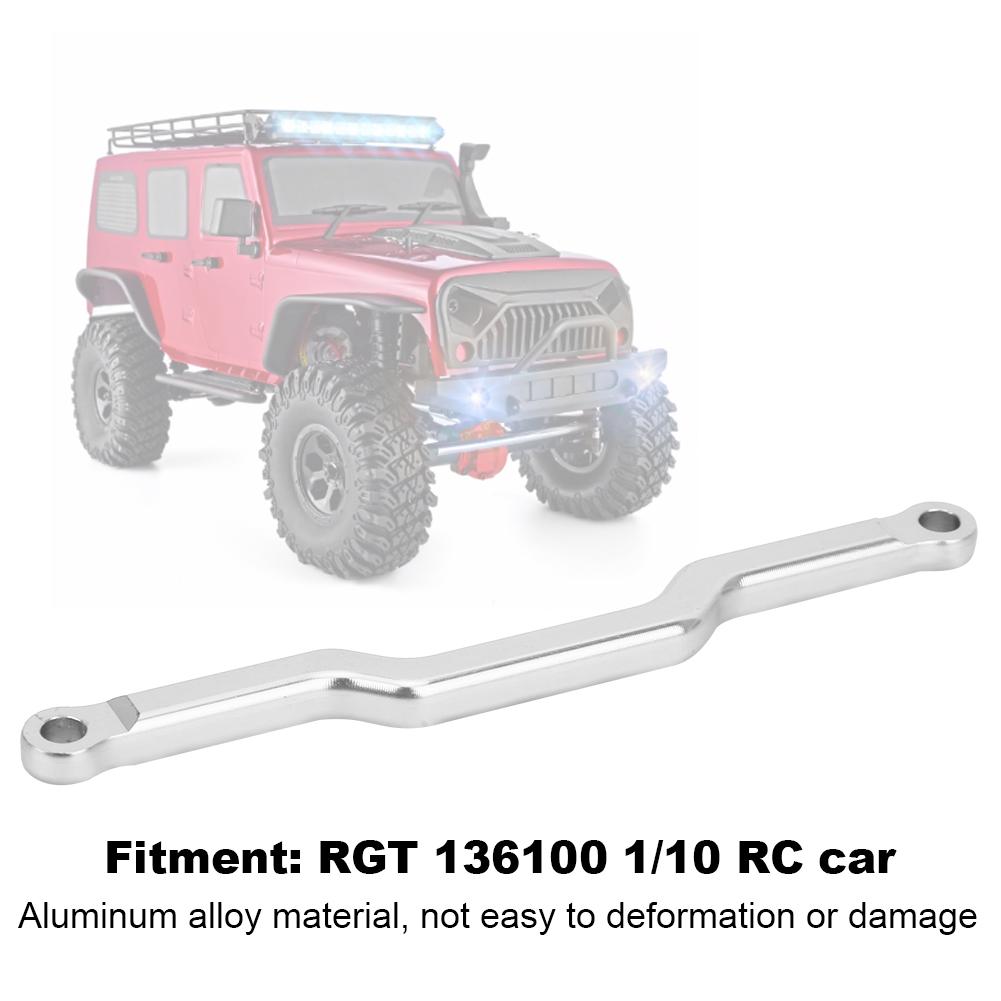 Aluminum Alloy Steering Linkage Rod with Screws Fit for RGT 136100 1Celsius10 RC Car