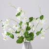 55cm Artificial Pea Flowers Plastic Fake Flower Silk Pea Blossom Branch  Wedding Party